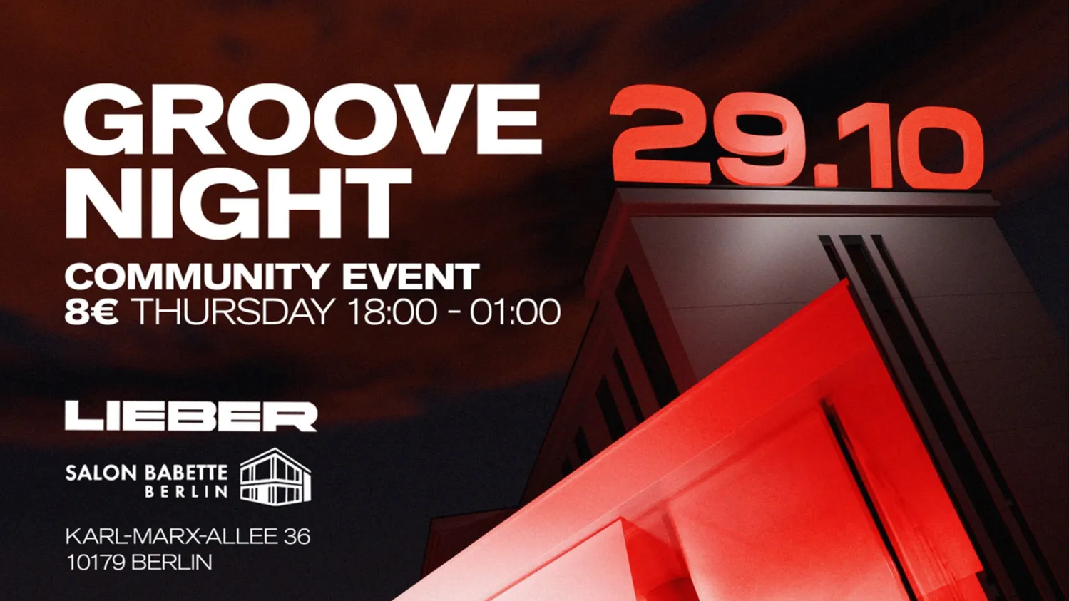LIEBER BERLIN - Community Night