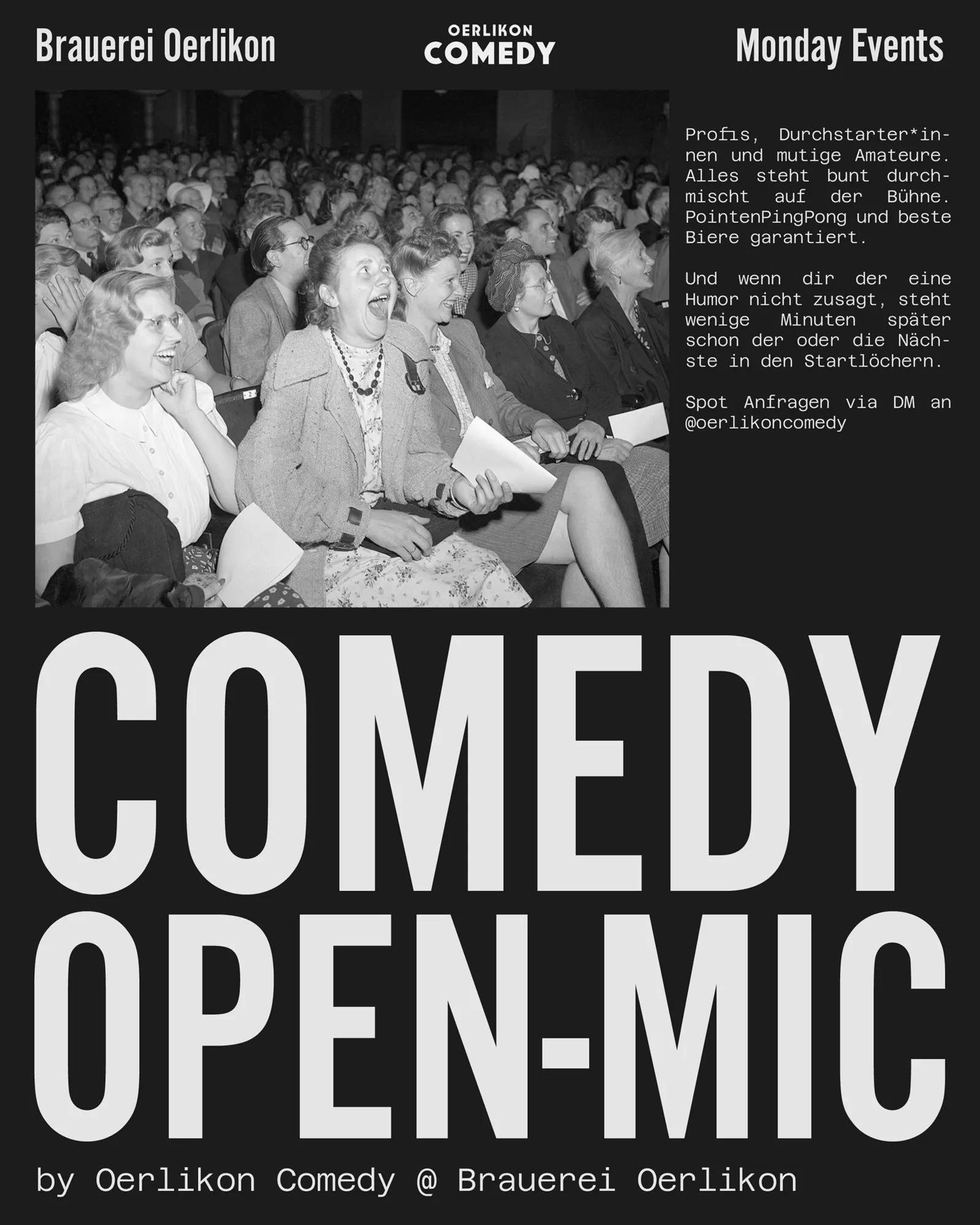 Oerlikon Comedy: Open Mic