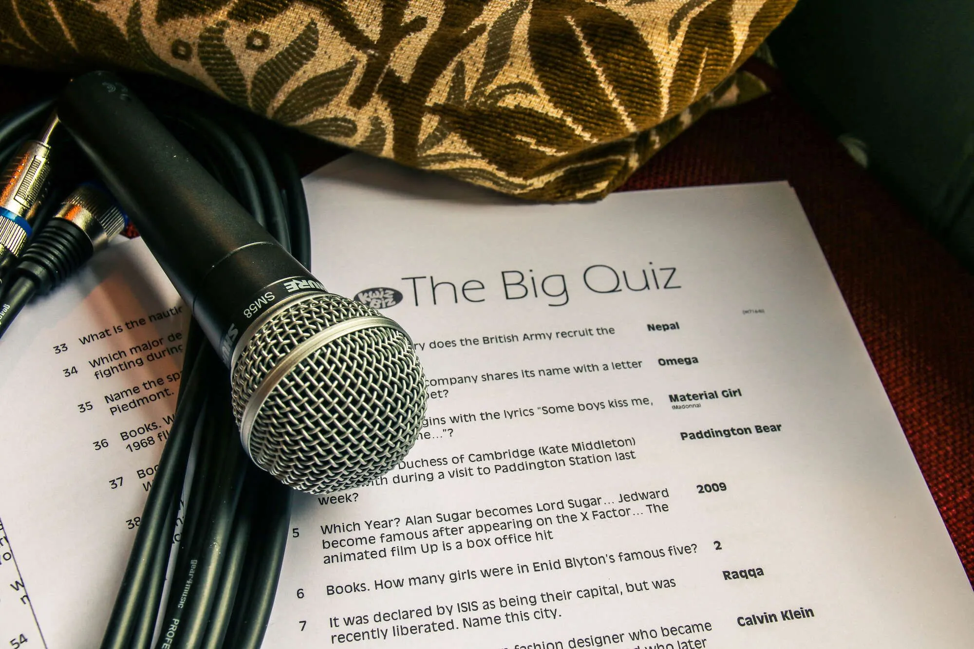 Pub Quiz
