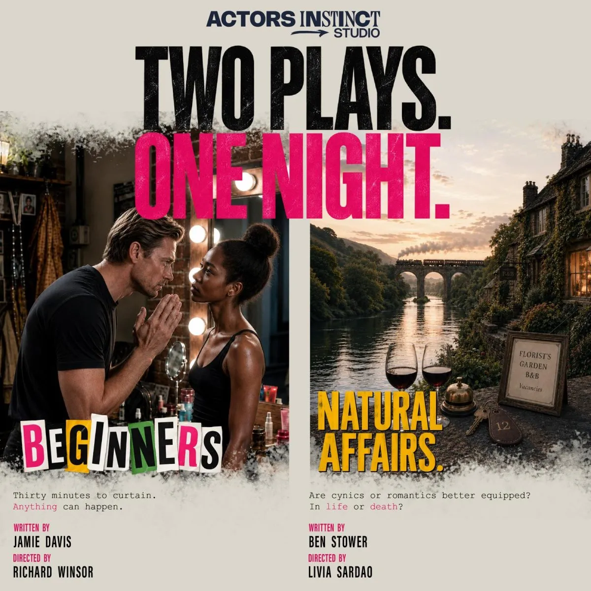 TWO PLAYS. ONE NIGHT.