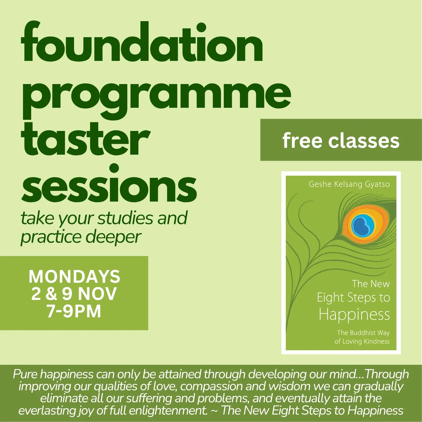 Foundation Programme Taster Sessions
