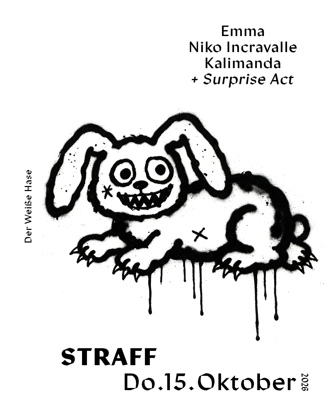 STRAFF / Thursday Techno / 5€ until 1 AM ( with Ticket )