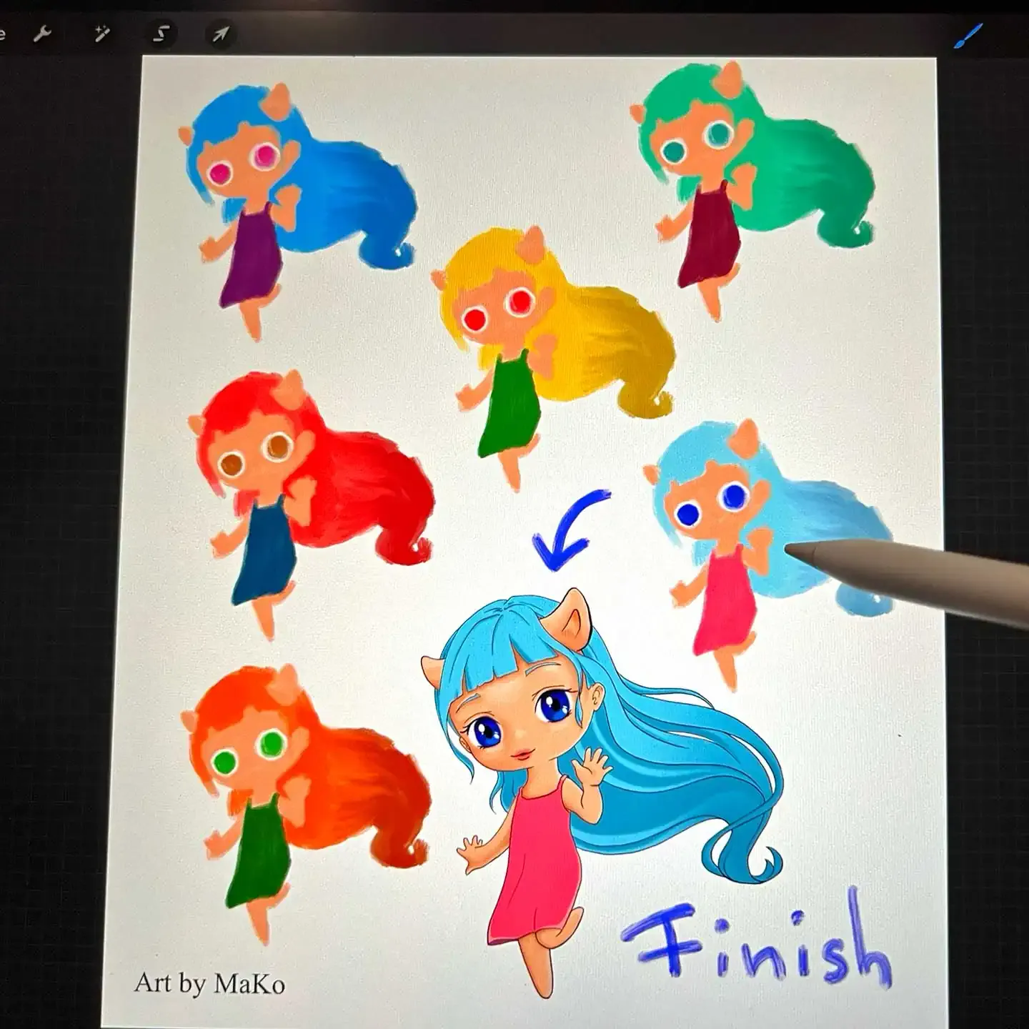 Digitales Zeichnen mit Procreate
