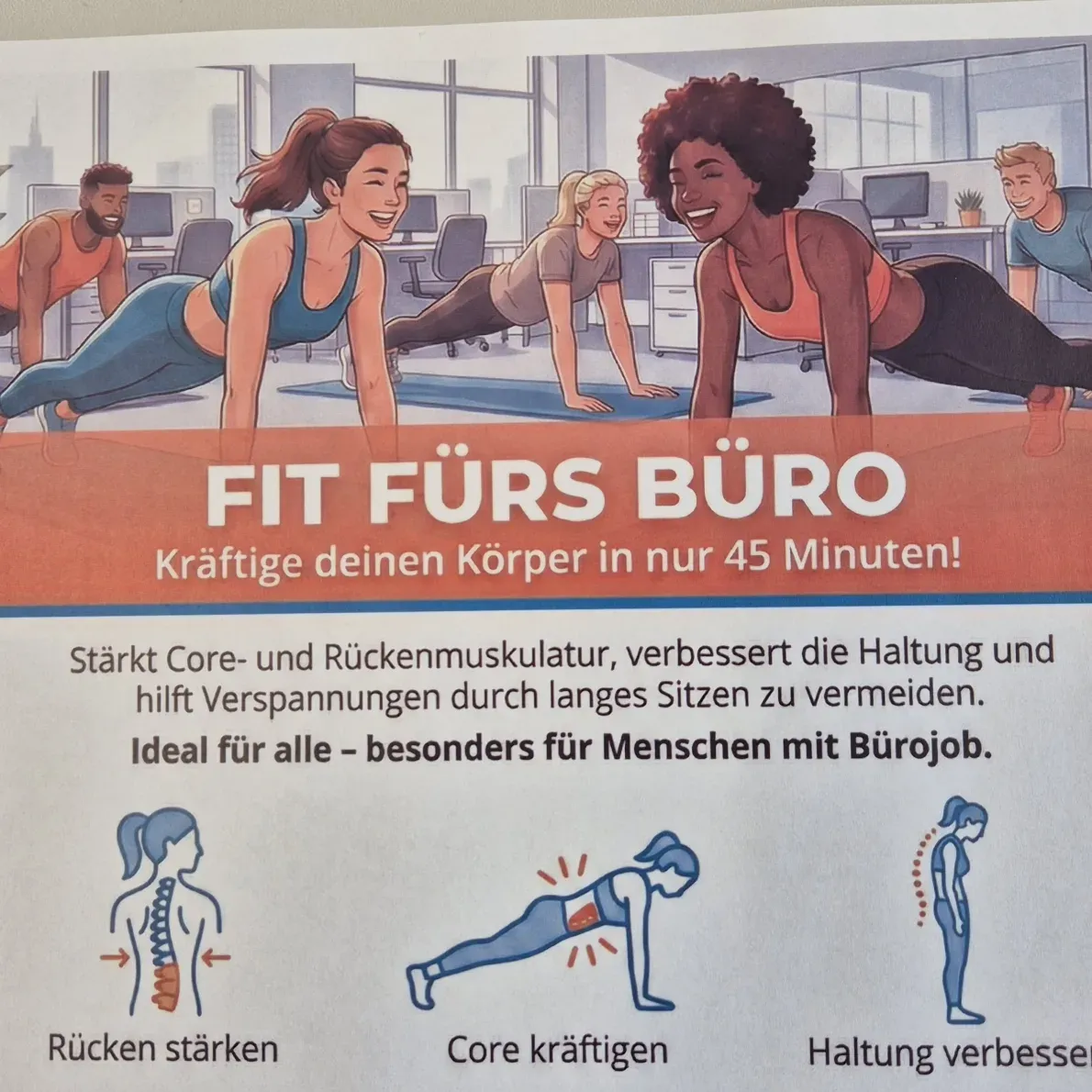 Fit fürs Büro