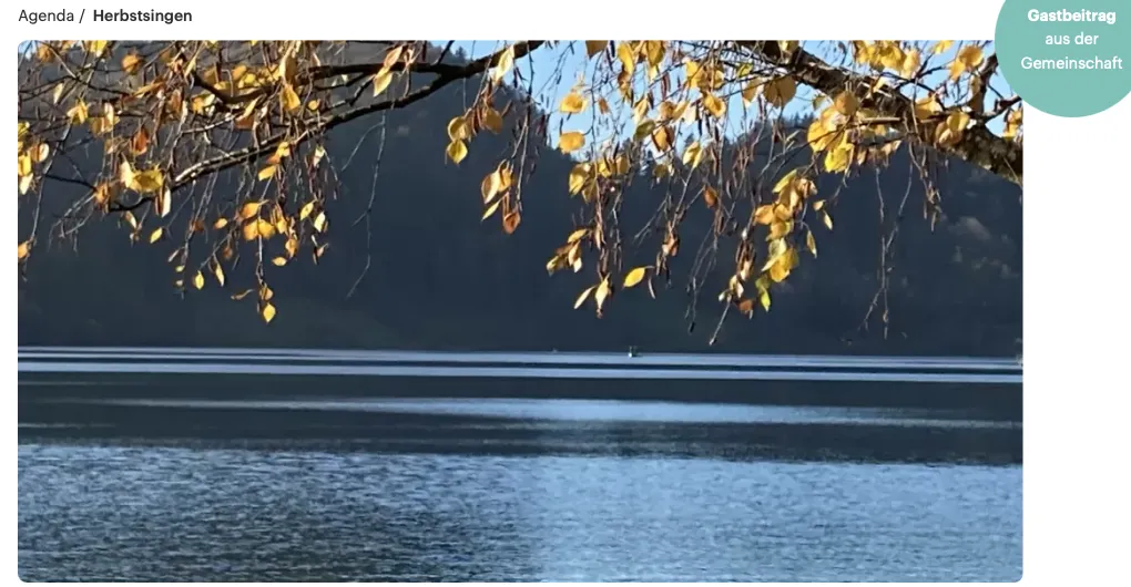 Herbstsingen