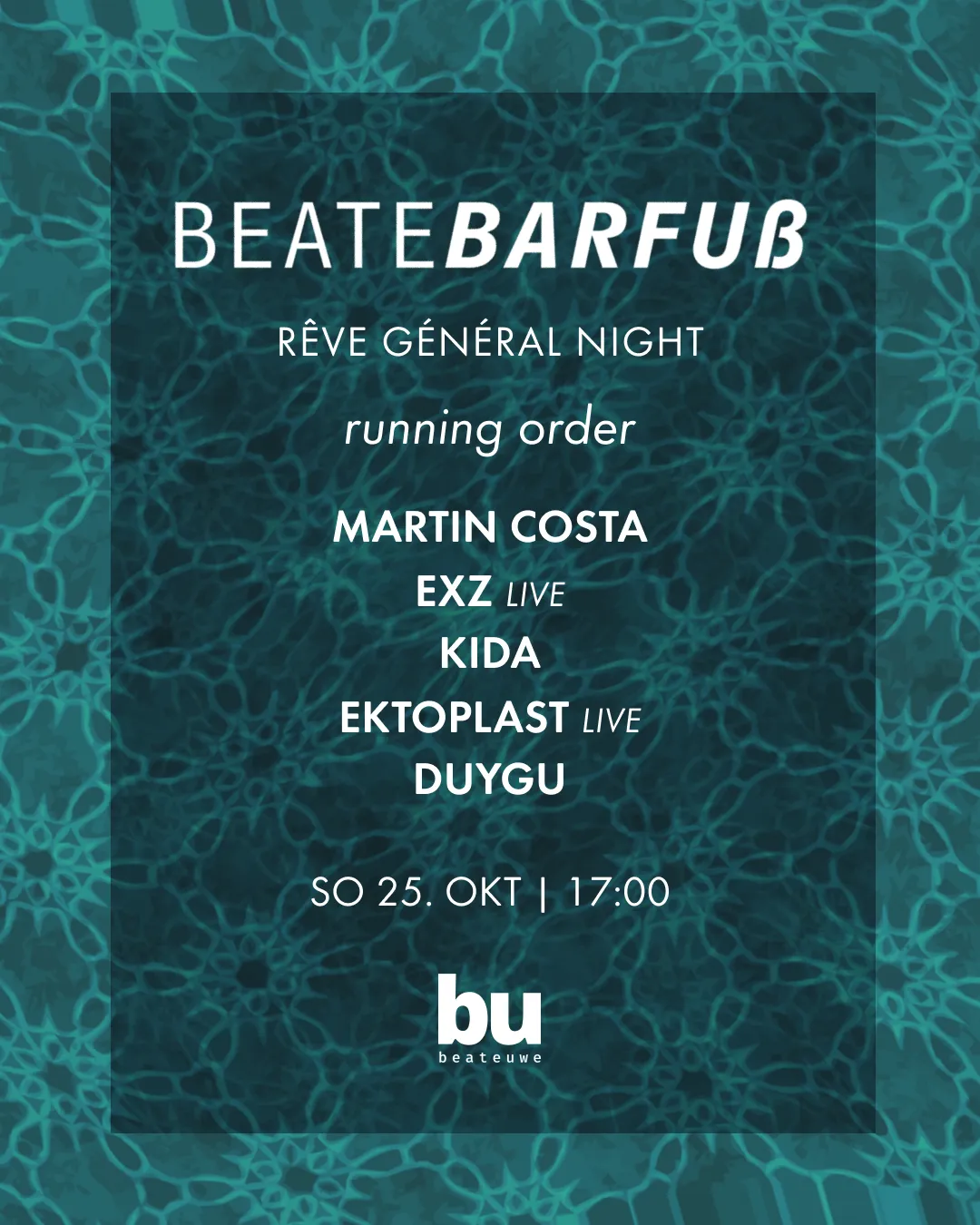 Beate Barfuß /// Rêve Général Night